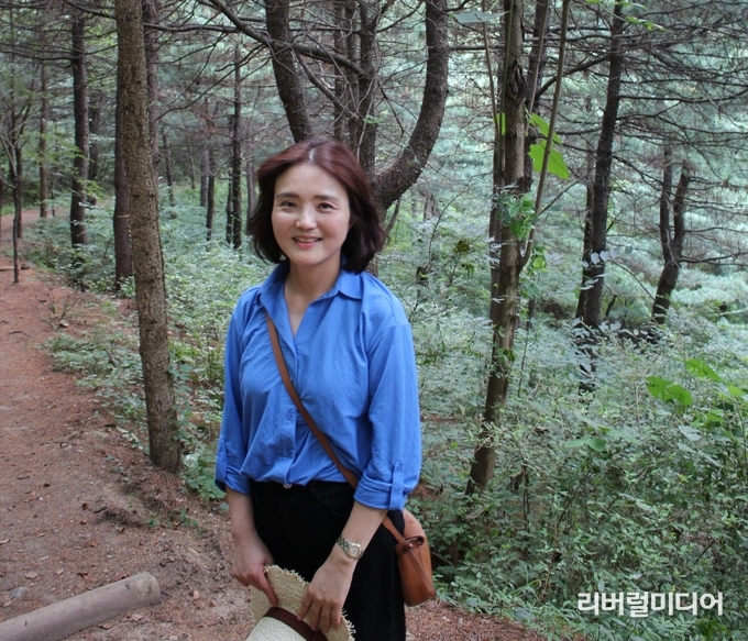 지난 2019년 9월 독산성 탐방에 나섰던 임숙영 예비후보 모습.