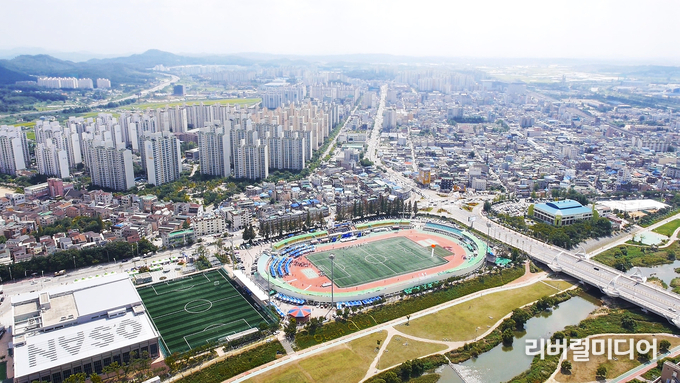 오산시 전경.
