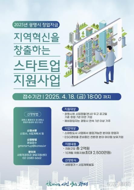 제2차 창업자금 지원사업 안내문