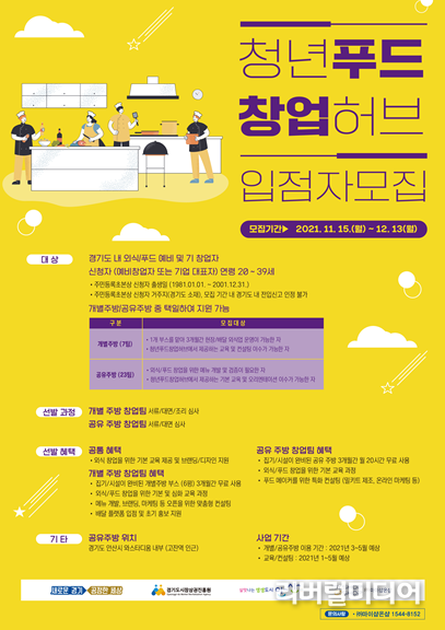 청년푸드창업허브 입점자 모집