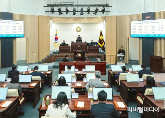 제229회 임시회 제2차 본회의 전경