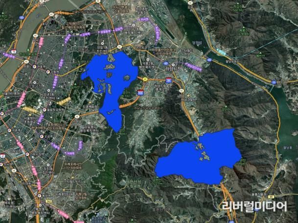 토지거래허가구역 해제 도면