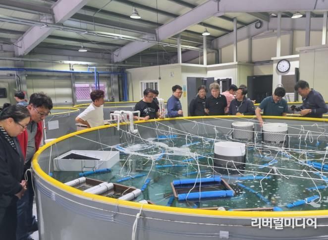 수산업경영인 교육 현장견학 모습