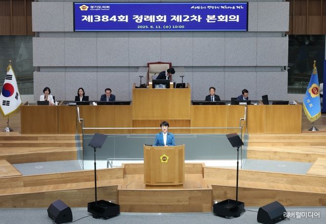 경기도의회 경제노동위원회 고은정 위원장(더불어민주당, 고양10)