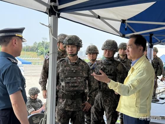 평택시, ‘화학탄 낙하 대응 통합훈련’ 실시