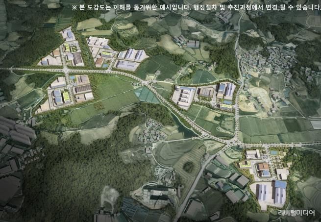 여주 가남 일반산업단지 클러스터’ 조성(안) 도감도