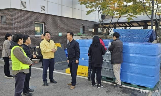 시흥시, 물왕배수지 일대 상수관로 누수 긴급대응 “퇴수작업ㆍ시민 비상급수 지원”