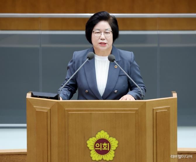 경기도의회 김옥순 의원, ‘사립학교 운영 개선·학교급식 공공성 회복·경기RE100 실효적 추진’ 촉구