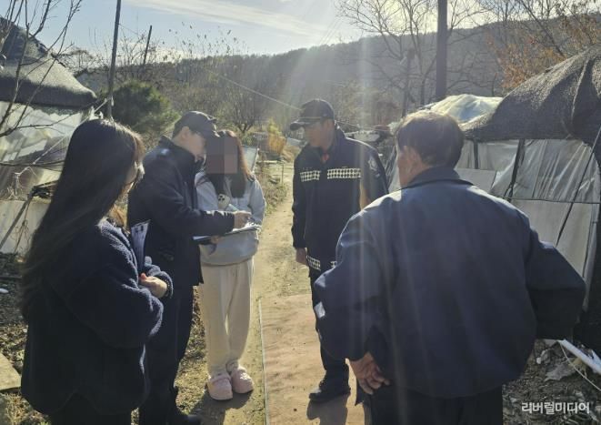 수원시 장안구 연무동, 겨울철 대설 대비 주거용 비닐하우스 점검