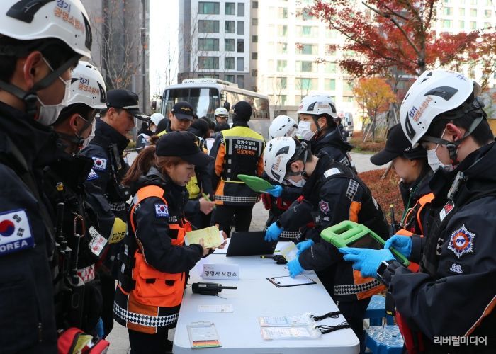 광명소방서, 대수사상자 재난 대비 '2025 긴급구조종합훈련' 실시