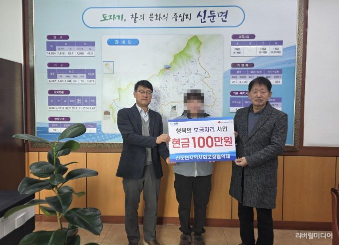 신둔면지역사회보장협의체, 화재피해 가구 지원