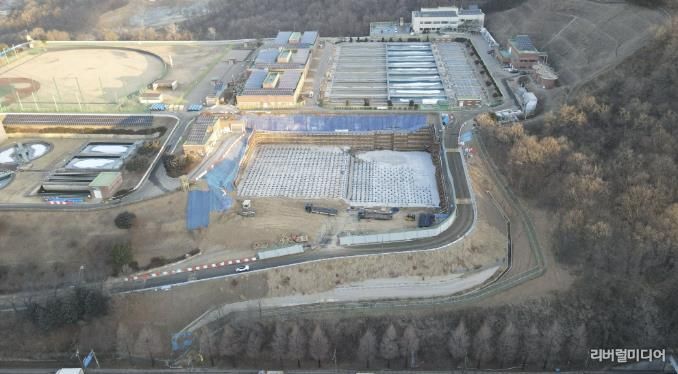 까치울정수장 고도정수처리시설 전경