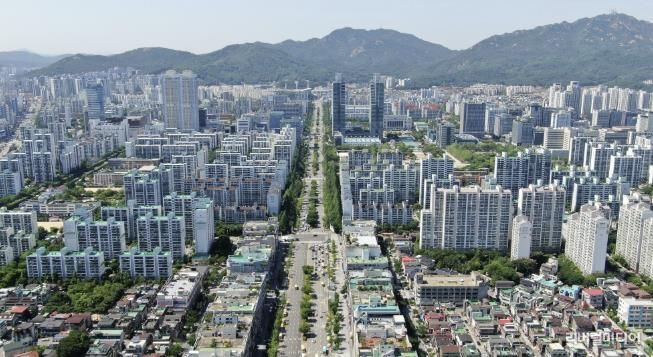 안양 평촌신도시 전경